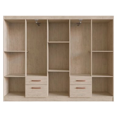CLOSET DI PORETTI DESIGN MILI 10 PUERTAS 2 CAJONES BEIGE - 3