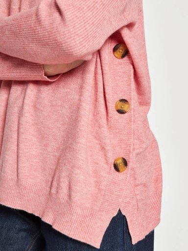 SWEATER MUJER REGATTA CUELLO EN V MANGA LARGA BOTONES - 3