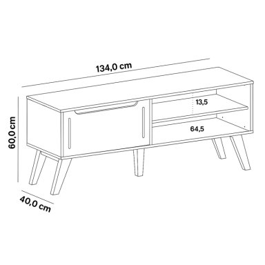 RACK TV EXIT LOTUS 55" NEGRO - 11