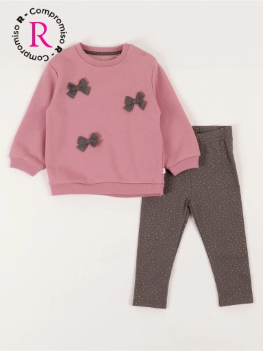 CONJUNTO NIÑA BABY HARVEST POLERÓN Y CALZA - 1