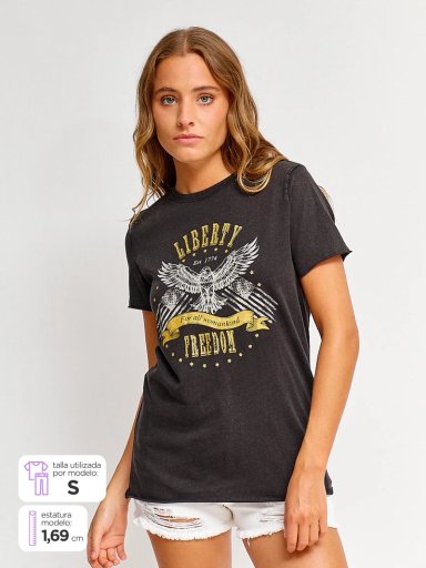 POLERA MUJER ONLY ALGODÓN  - 1
