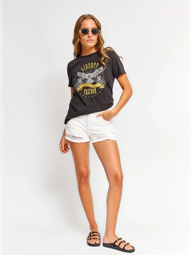 POLERA MUJER ONLY ALGODÓN  - 4