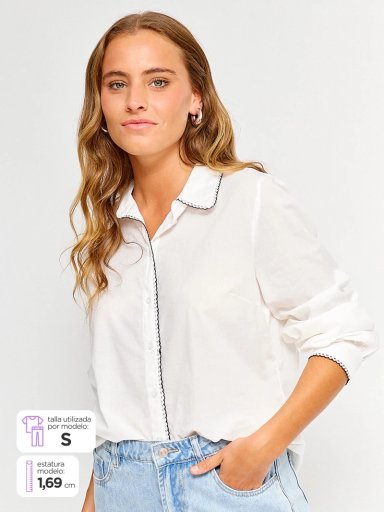 BLUSA MUJER ONLY ALGODÓN  - 1