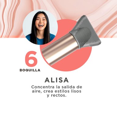 SECADOR DE PELO GAMA MULTISTYLER ENCHANT UNIQ 7 EN 1 1300W - 6