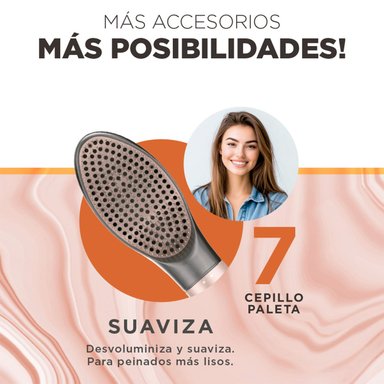 SECADOR DE PELO GAMA MULTISTYLER VIBRANCE UNIQ 8 EN 1 1500W - 9