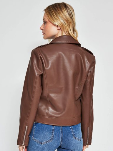 CHAQUETA MUJER AEROPOSTALE EFECTO CUERO - 2