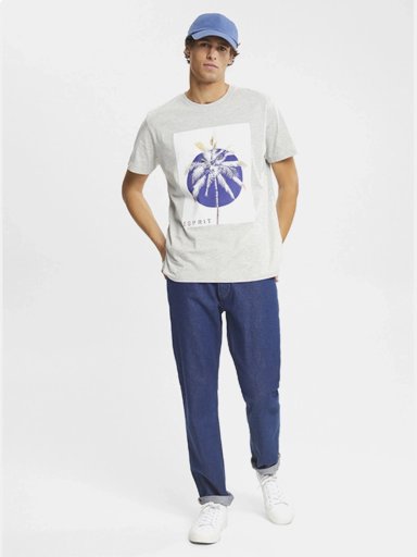 POLERA HOMBRE ESPRIT ALGODÓN MANGA CORTA - 4