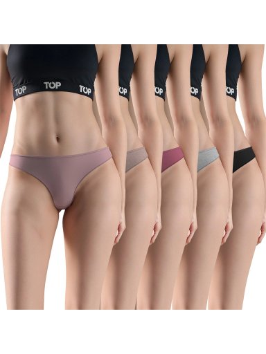 PACK 5 COLALESS MUJER TOP ALGODÓN SIN ELÁSTICO - 1