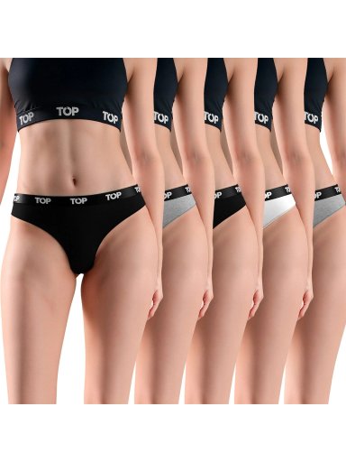 PACK 5 COLALESS MUJER TOP ALGODÓN - 1