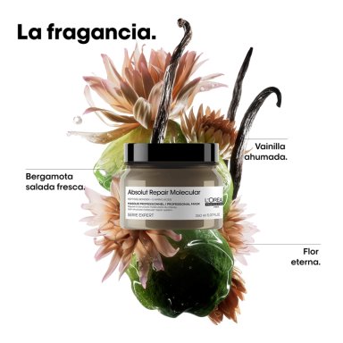 MINI MÁSCARA LOREAL PROFESSIONNEL REPARACIÓN MOLECULAR ABSOLUT REPAIR 150 ML - 4