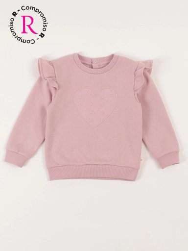 POLERÓN NIÑA BABY HARVEST VUELOS Y CORAZÓN BRODERIE - 1