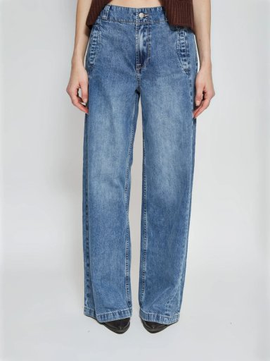 JEANS MUJER PEPE JEANS WIDELEG ALGODÓN  - 2