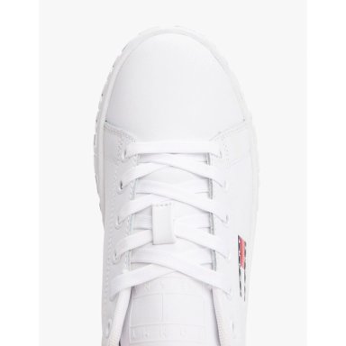 ZAPATILLAS MUJER TOMMY HILFIGER CASUALES BLANCO EN0EN02703YBS  - 7
