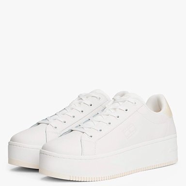 ZAPATILLAS MUJER TOMMY HILFIGER CASUALES BLANCO EN0EN02931YBL  - 2