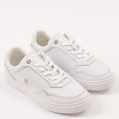 ZAPATILLAS MUJER TOMMY HILFIGER CASUALES BLANCO FW0FW087580HT  - 2