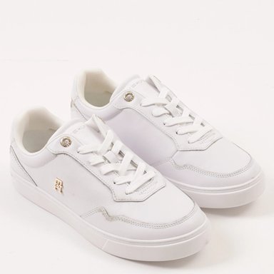 ZAPATILLAS MUJER TOMMY HILFIGER CASUALES BLANCO FW0FW087580HT  - 2