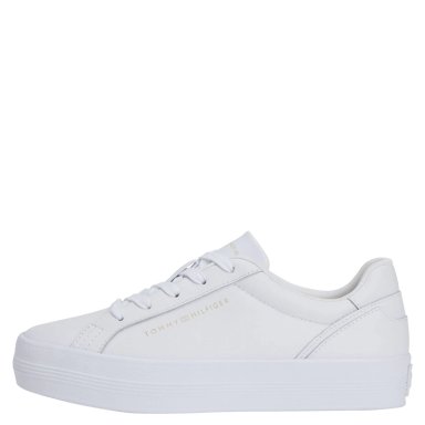ZAPATILLAS MUJER TOMMY HILFIGER CASUALES BLANCO FW0FW09164YBS CUERO - 1