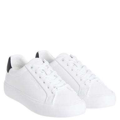 ZAPATILLAS MUJER CALVIN KLEIN CASUALES BLANCO HW0HW0267301W  - 2
