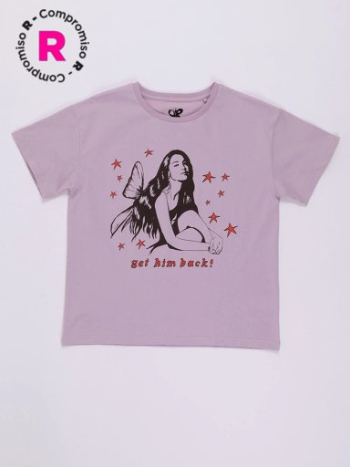 POLERA MANGA CORTA ALGODÓN INDEX OLIVIA RODRIGO - 1