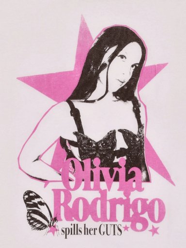 POLERA MANGA CORTA ALGODÓN INDEX OLIVIA RODRIGO - 3