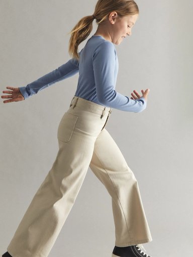 PANTALÓN NIÑA SFERA WIDELEG BÁSICO - 2