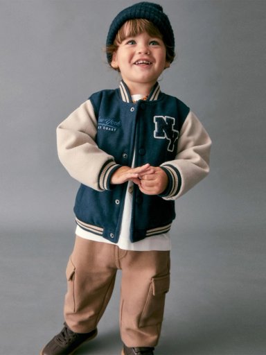 PANTALÓN DE BUZO NIÑO SFERA JOGGER CARGO - 1