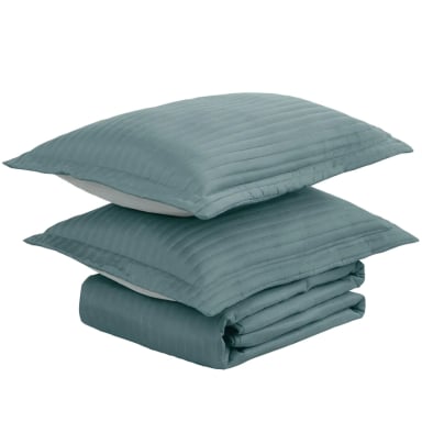 QUILT ANDES BICOLOR 2 PLAZAS VERDE - 2