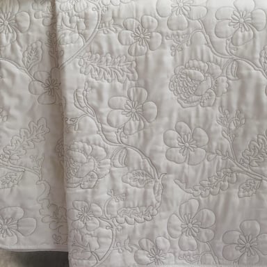 QUILT ANDES BORDADO FLORENCIA 2 PLAZAS GRIS - 4