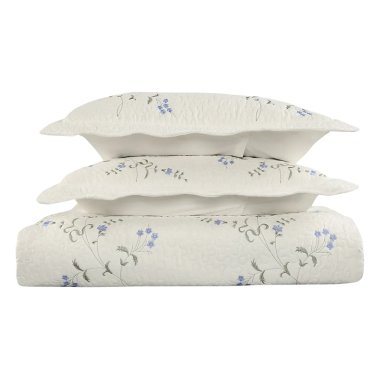 QUILT ANDES BORDADO TORONTO KING AZUL - 3