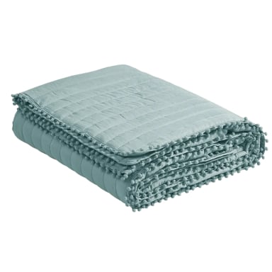 QUILT ANDES POM POM 1.5 PLAZAS AQUA - 2