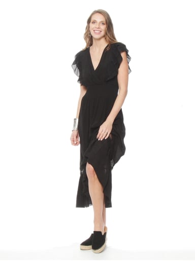 VESTIDO MUJER WADOS MANGA CORTA ESCOTE EN V  - 2