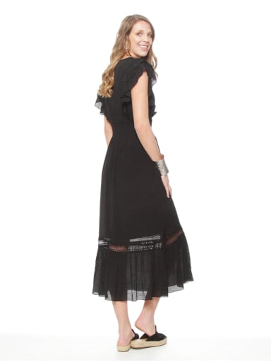 VESTIDO MUJER WADOS MANGA CORTA ESCOTE EN V  - 3