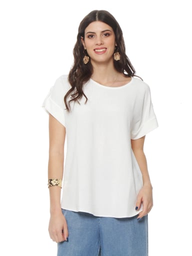 BLUSA MUJER WADO'S ECOTE REDONDO - 2