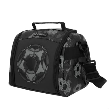 LONCHERA TÉRMICA XTREM BREAK 3.0 6XT FÚTBOL NEGRO - 3