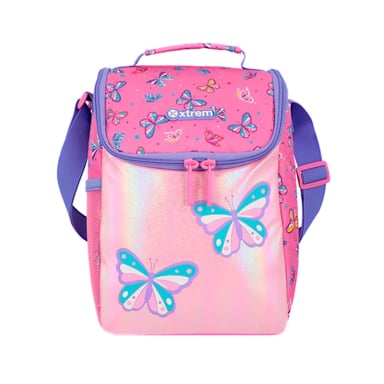LONCHERA TÉRMICA XTREM FROSTER 6XT MARIPOSAS ROSADO/MORADO - 2