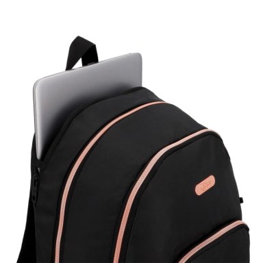 MOCHILA NOTEBOOK XTREM KANSAS 6XT NEGRO/ROSE GOLD 15" - 8