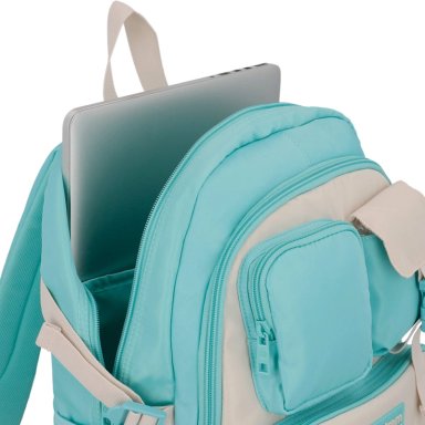 MOCHILA NOTEBOOK XTREM KIRA 6XT VERDE MENTA/BEIGE 15" - 8