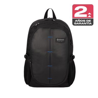 MOCHILA NOTEBOOK XTREM LENNOX 6XT NEGRO/AZUL 16" - 1