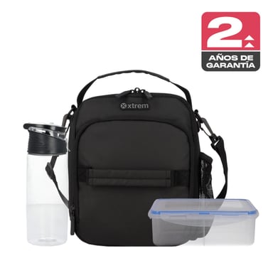 LONCHERA TÉRMICA XTREM LUNCH-PACK 6XT NEGRO - 1