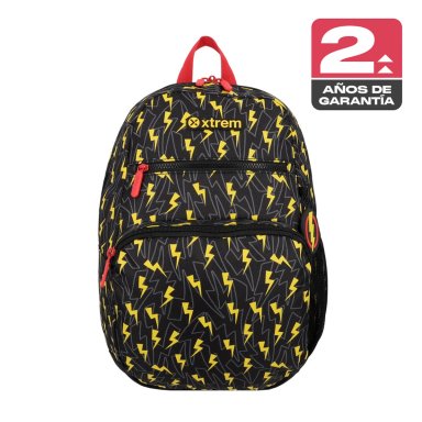 MOCHILA XTREM BOLT 6XT RAYOS NEGRO/AMARILLO - 1