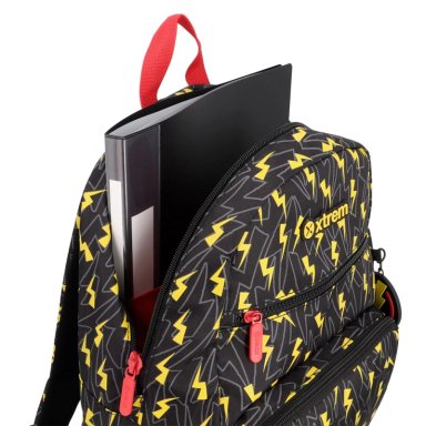 MOCHILA XTREM BOLT 6XT RAYOS NEGRO/AMARILLO - 8