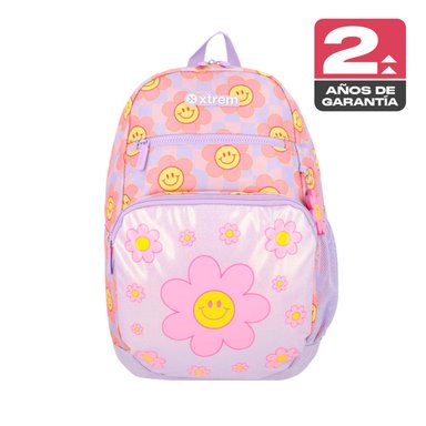 MOCHILA XTREM BOLT 6XT FLORES LILA - 1
