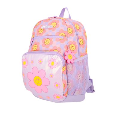 MOCHILA XTREM BOLT 6XT FLORES LILA - 3