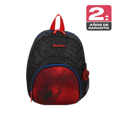 MOCHILA XTREM POWER 6XT SPIDER NEGRO/ROJO - 1