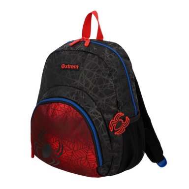 MOCHILA XTREM POWER 6XT SPIDER NEGRO/ROJO - 3