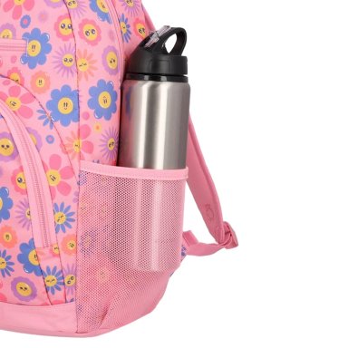 MULTIPACK 6XT MOCHILA NIÑA XTREM FLORES ROSADO - 4