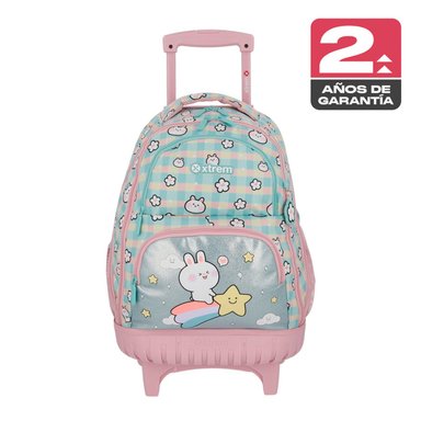 MOCHILA CON RUEDAS XTREM CROSS 6XT CONEJO MULTICOLOR - 1