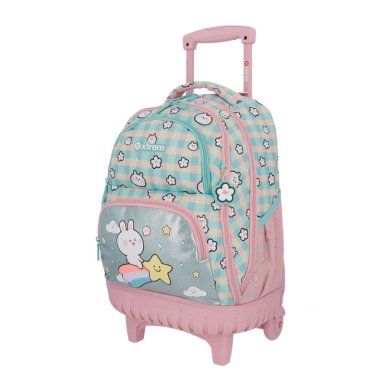 MOCHILA CON RUEDAS XTREM CROSS 6XT CONEJO MULTICOLOR - 3