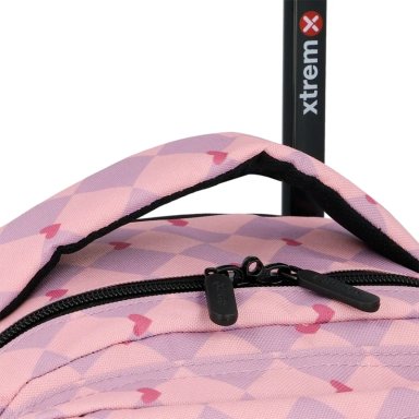 PACK MOCHILA CON RUEDAS XTREM RUN 6XT GATO NEGRO/LILA - 6