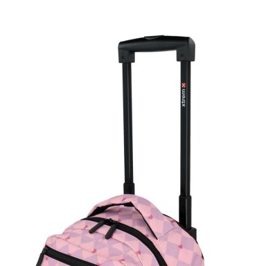 PACK MOCHILA CON RUEDAS XTREM RUN 6XT GATO NEGRO/LILA - 7